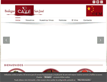 Tablet Screenshot of bodegascave.com